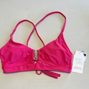 NWT Hot Pink Bikini Top